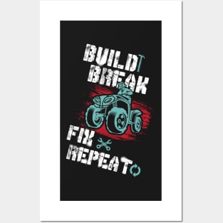 ATV QUAD GIFT: Build Break Fix Posters and Art